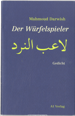 Der Würfelspieler : Gedicht