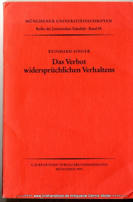 Das Verbot widersprüchlichen Verhaltens