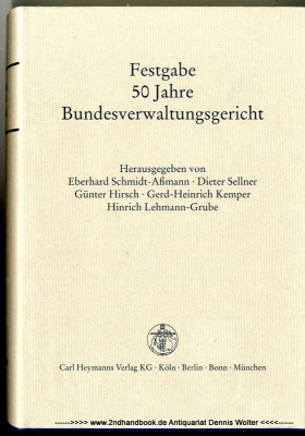 Festgabe 50 Jahre Bundesverwaltungsgericht