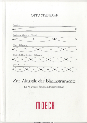 Zur Akustik der Blasinstrumente : e. Wegweiser für d. Instrumentenbauer