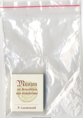 Münzen im Brauchtum des Eichsfeldes. Minibuch