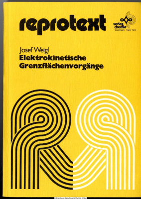Elektrokinetische Grenzflächenvorgänge