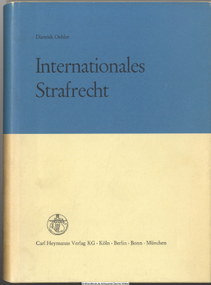 Internationales Strafrecht