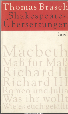 Shakespeare-Übersetzungen