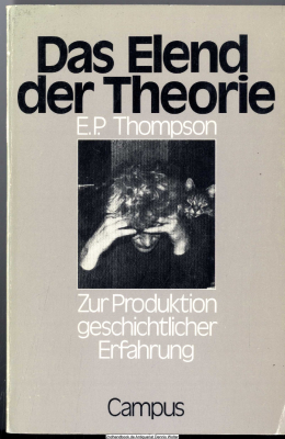Das Elend der Theorie : zur Produktion geschichtl. Erfahrung