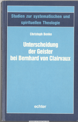 Unterscheidung der Geister bei Bernhard von Clairvaux
