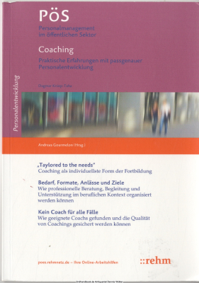 Coaching : praktische Erfahrungen mit passgenauer Personalentwicklung