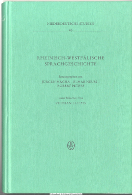 Rheinisch-westfälische Sprachgeschichte