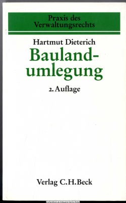 Baulandumlegung : Recht und Praxis