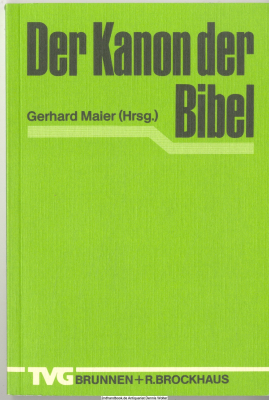 Der Kanon der Bibel