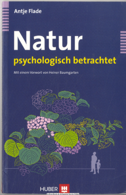 Natur : psychologisch betrachtet