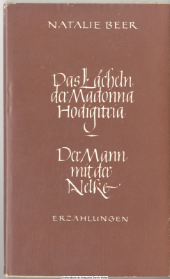 Das Lächeln der Madonna Hodigitria. Der Mann mit der Nelke : Erzählungen