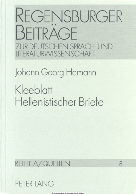 Kleeblatt hellenistischer Briefe : Text mit Wiedergabe des Erstdruckes