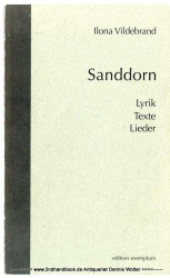 Sanddorn : Lyrik, Texte, Lieder