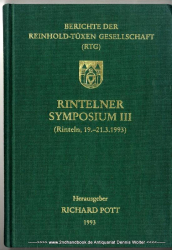 Rintelner Symposium III : (Rinteln, 19. - 21.3.1993)