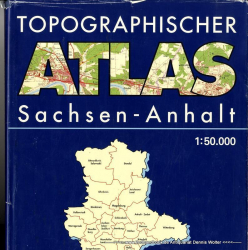 Topographischer Atlas Sachsen-Anhalt 1:50000