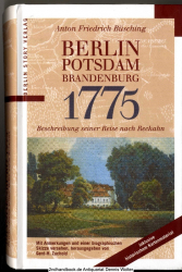 Anton Friedrich Büsching, Berlin, Potsdam, Brandenburg 1775 : Beschreibung seiner Reise nach Reckahn