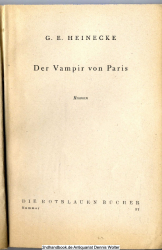 Der Vampir von Paris : Roman