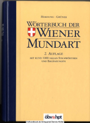 Wörterbuch der Wiener Mundart