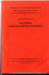Das Verbot widersprüchlichen Verhaltens