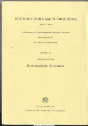 Kleinasiatische Ortsnamen