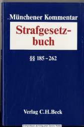 Münchener Kommentar zum Strafgesetzbuch Bd. 3., §§ 185 - 262 StGB