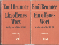 Ein offenes Wort. Band 1 + 2