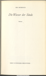 Die Wasser der Sünde : Roman