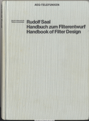 Handbuch zum Filterentwurf = Handbook of filter design