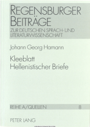 Kleeblatt hellenistischer Briefe : Text mit Wiedergabe des Erstdruckes