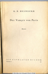 Der Vampir von Paris : Roman
