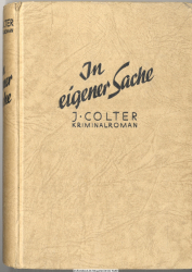 In eigener Sache : Kriminalroman